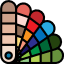 Icone palette de couleurs